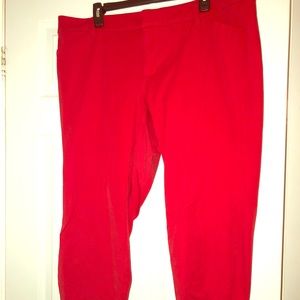Old Navy Red Pixie Pants